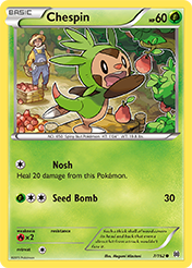 Chespin BREAKthrough Card List