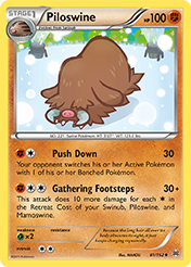 Piloswine BREAKthrough Pokemon Card