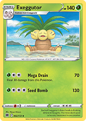 Exeggutor Brilliant Stars Card List