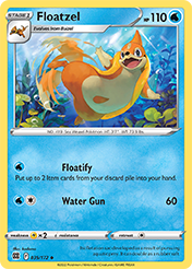 Floatzel Brilliant Stars Pokemon Card
