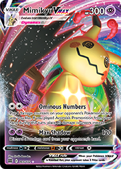 Mimikyu VMAX Brilliant Stars Pokemon Card
