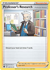 Professor's Research (Professor Rowan) Brilliant Stars Pokemon Card