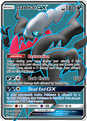 Darkrai-GX Burning Shadows Pokemon Card
