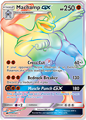 Machamp-GX Burning Shadows Pokemon Card