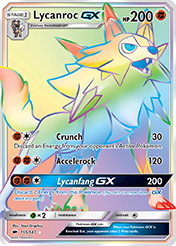 Lycanroc-GX Burning Shadows Pokemon Card