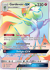 Gardevoir-GX Burning Shadows Pokemon Card