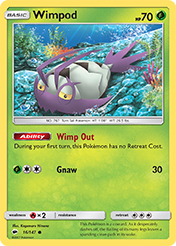 Wimpod Burning Shadows Card List