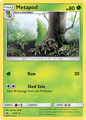 Metapod Burning Shadows Card List