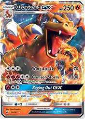 Charizard-GX Burning Shadows Card List