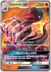 Salazzle-GX Burning Shadows Pokemon Card