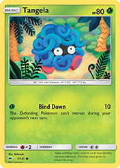 Tangela Burning Shadows Card List