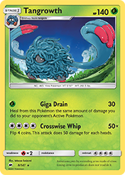 Tangrowth Burning Shadows Card List