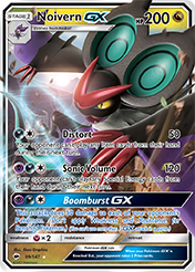 Noivern-GX Burning Shadows Pokemon Card