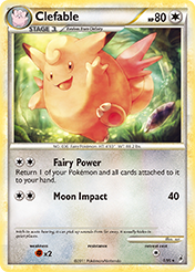 Clefable Call of Legends Pokemon Card