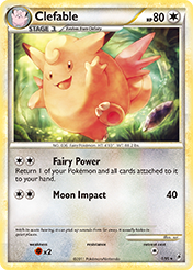 Clefable Call of Legends Card List