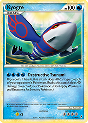 Kyogre Call of Legends Card List