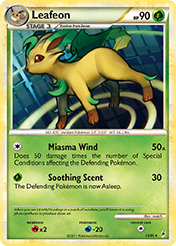 Leafeon Call of Legends Card List