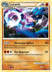 Lucario Call of Legends Card List