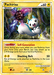 Pachirisu Call of Legends Card List