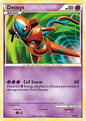 Deoxys Call of Legends Pokemon Card