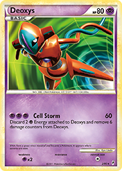 Deoxys Call of Legends Card List