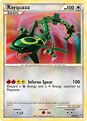 Rayquaza Call of Legends Pokemon Card