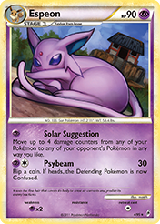 Espeon Call of Legends Card List