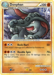 Donphan Call of Legends Pokemon Card