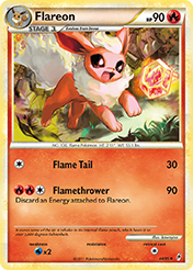 Flareon Call of Legends Pokemon Card