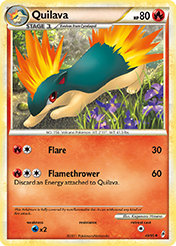 Quilava Call of Legends Pokemon Card