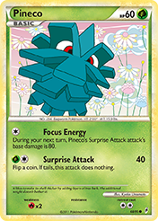 Pineco Call of Legends Pokemon Card