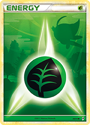 Grass Energy Call of Legends Pokemon Card