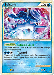 Suicune Call of Legends Pokemon Card