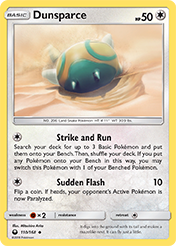 Dunsparce Celestial Storm Pokemon Card