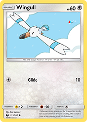 Wingull Celestial Storm Pokemon Card