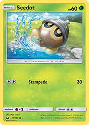 Seedot Celestial Storm Pokemon Card