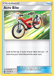 Acro Bike Celestial Storm Pokemon Card
