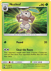 Nuzleaf Celestial Storm Card List