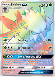 Shiftry-GX Celestial Storm Pokemon Card