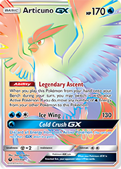 Articuno-GX Celestial Storm Pokemon Card