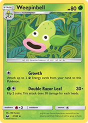 Weepinbell Celestial Storm Card List