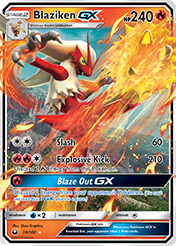 Blaziken-GX Celestial Storm Pokemon Card
