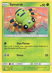 Spinarak Celestial Storm Card List