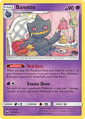 Banette Celestial Storm Pokemon Card