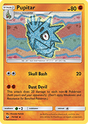 Pupitar Celestial Storm Pokemon Card