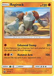Regirock Celestial Storm Pokemon Card