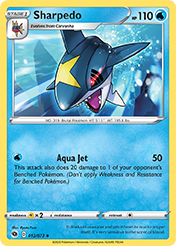 Sharpedo Champion's Path Card List