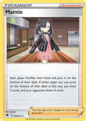 Marnie Champion's Path Pokemon Card