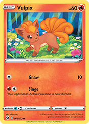 Vulpix Champion's Path Card List