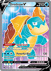 Drednaw V Champion's Path Pokemon Card